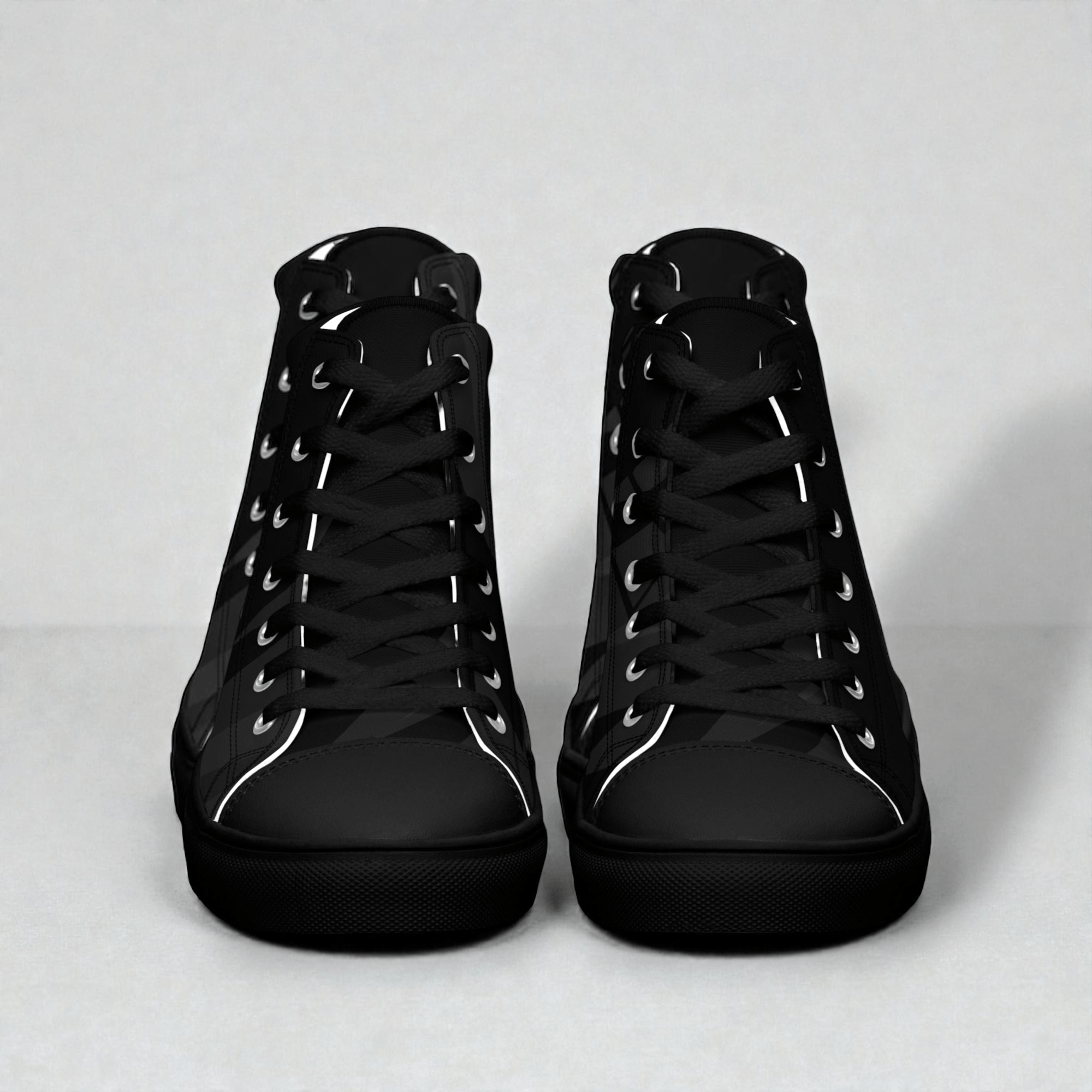 Men’s high top canvas shoes