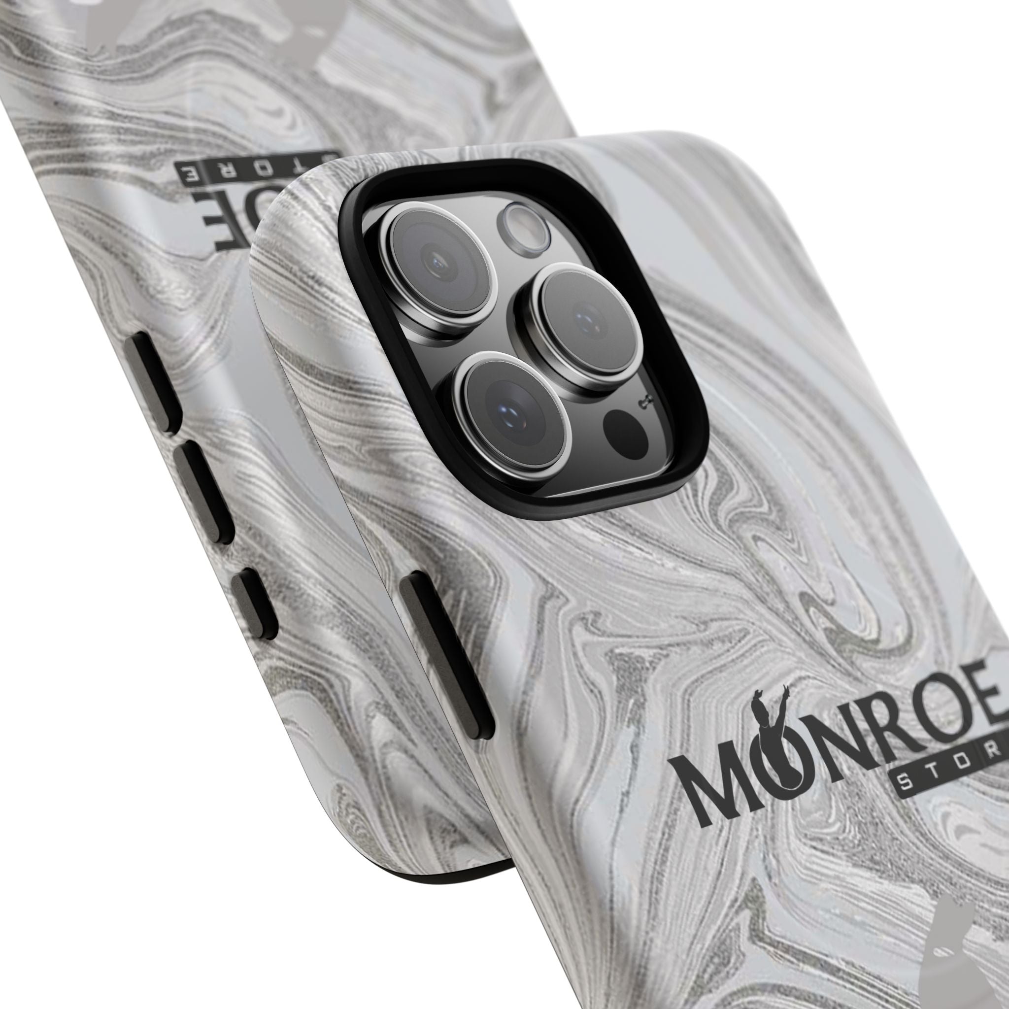 Stylish Tough Magnetic Phone Case - Marble Design monroe store logo