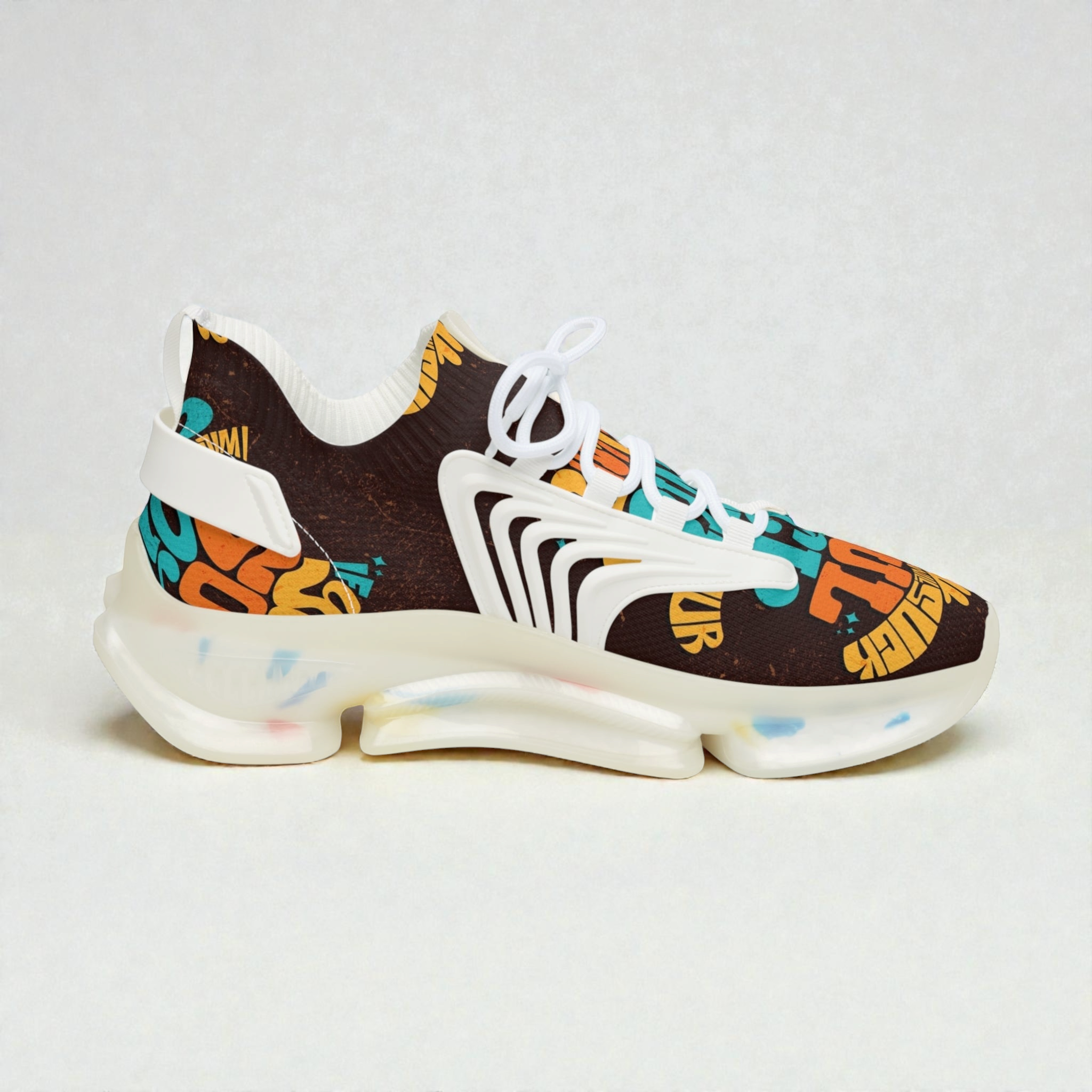 Zapatillas Deportivas con Estampado Gráfico Vibrante