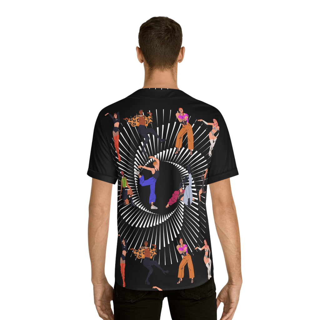 Trendy Men's Baseball Jersey HIP HOP dancers