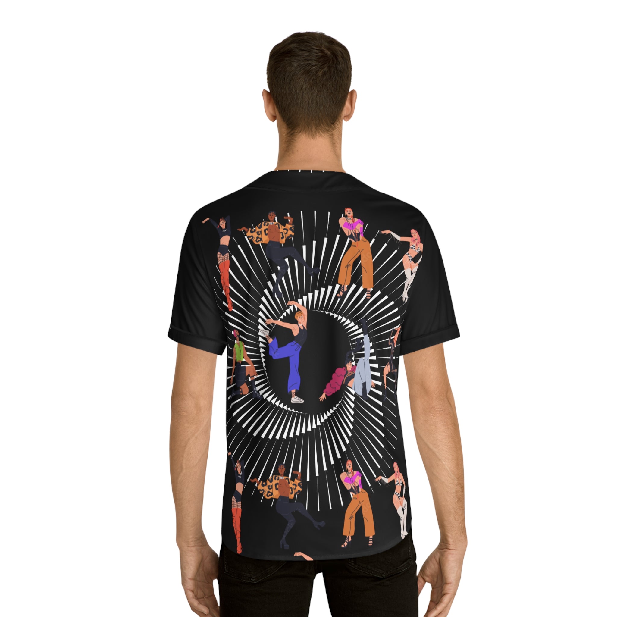 Trendy Men's Baseball Jersey HIP HOP dancers