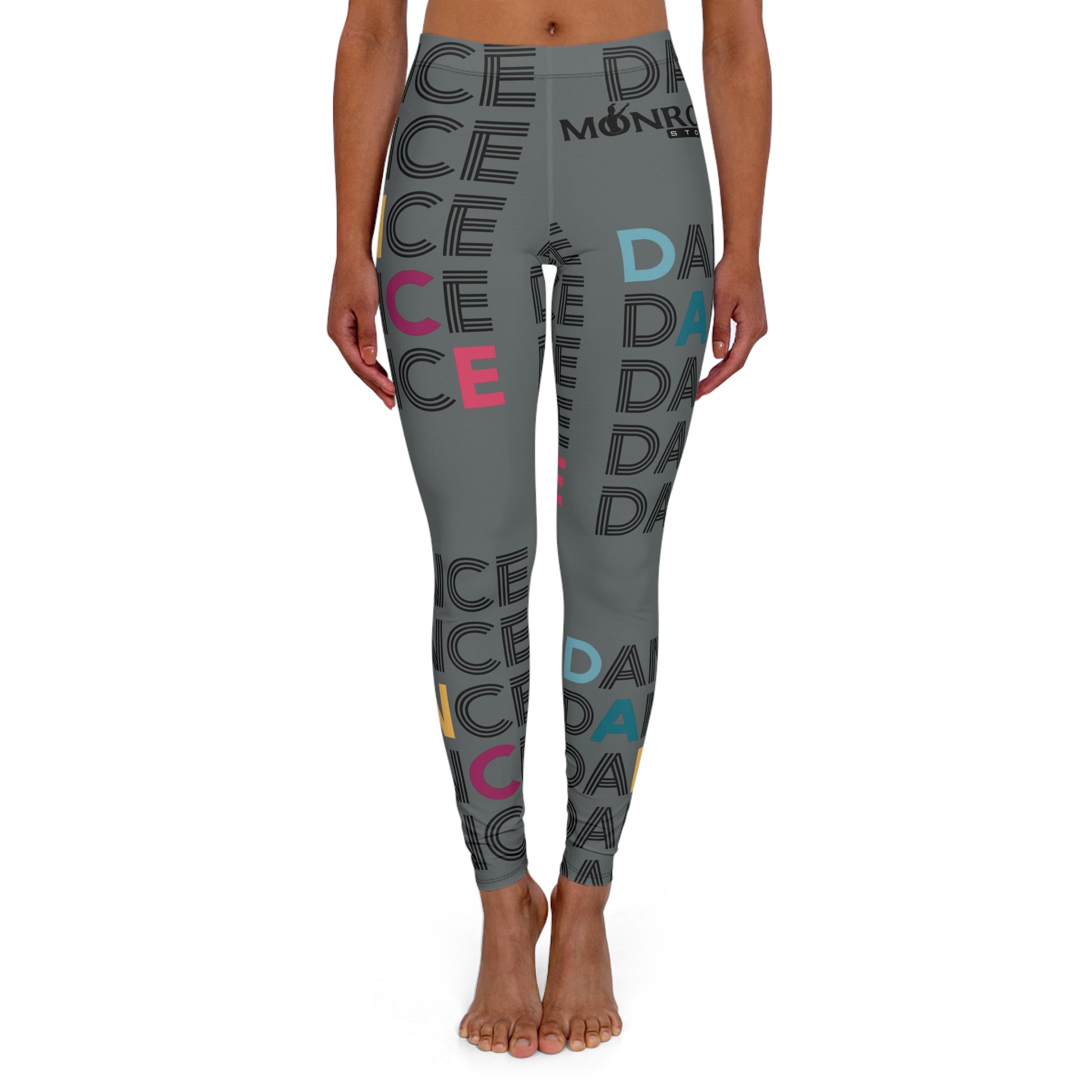 Dance Activewear Women's Spandex Leggings — Workout & Casual AOP