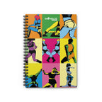 Dancehall Spiral Notebook — Ruled Line Journal for Dancers & Music Lovers