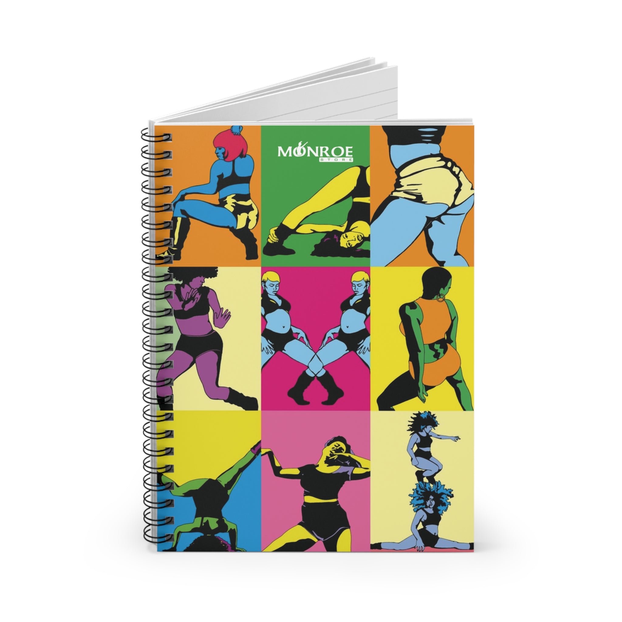 Dancehall Spiral Notebook — Ruled Line Journal for Dancers & Music Lovers