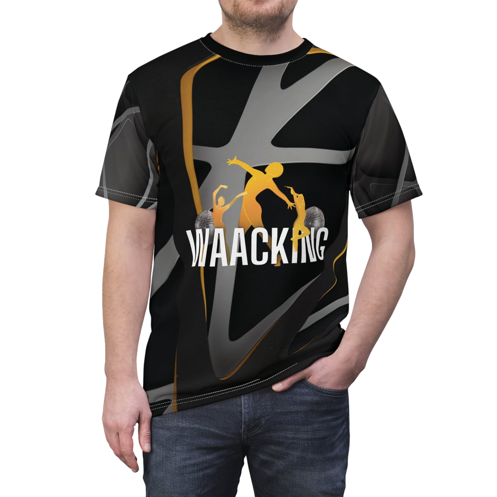 Vibrant waacking Graphic Tee - '' Retro Desing