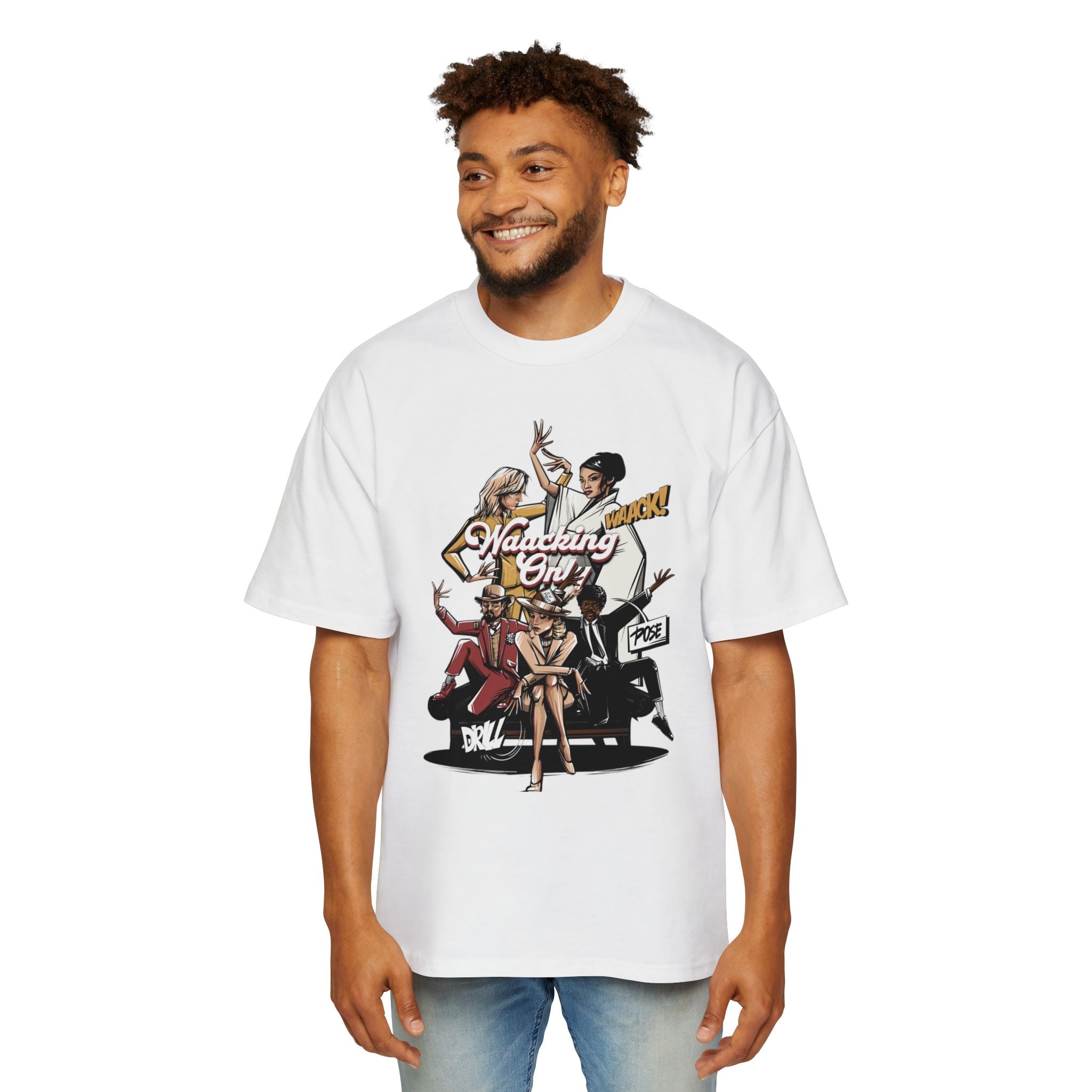 Waacking Dance Lover Oversized Tee — Comfy Cotton Studio Shirt