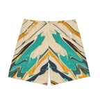 Men's Vibrant Waves Beach Shorts