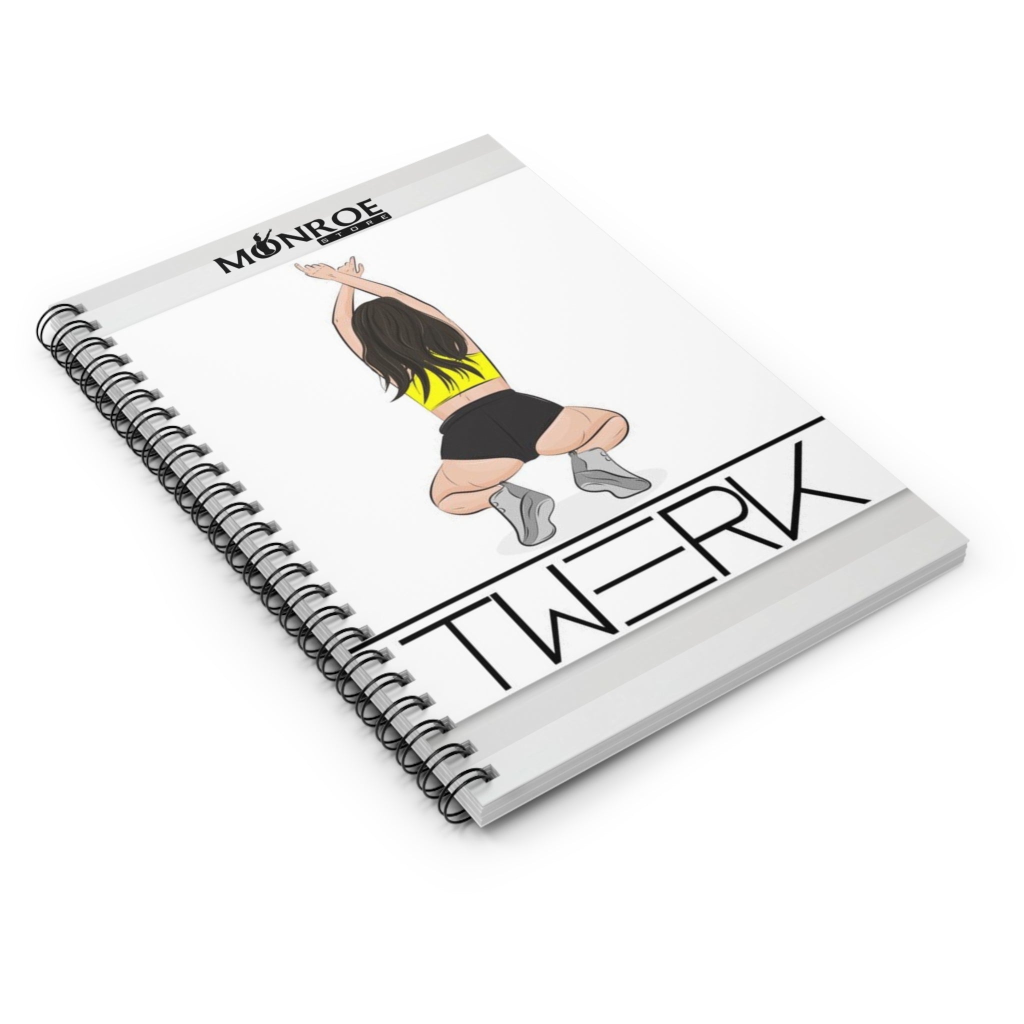 Twerk Spiral Notebook - Ruled Lines for Dance Lovers