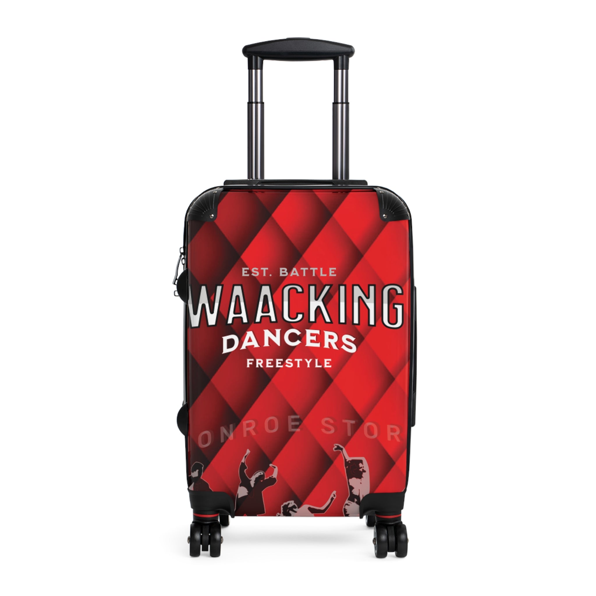 Waacking Red Suitcase Travel Dancers Carry-On — Dance-Themed Travel Bag