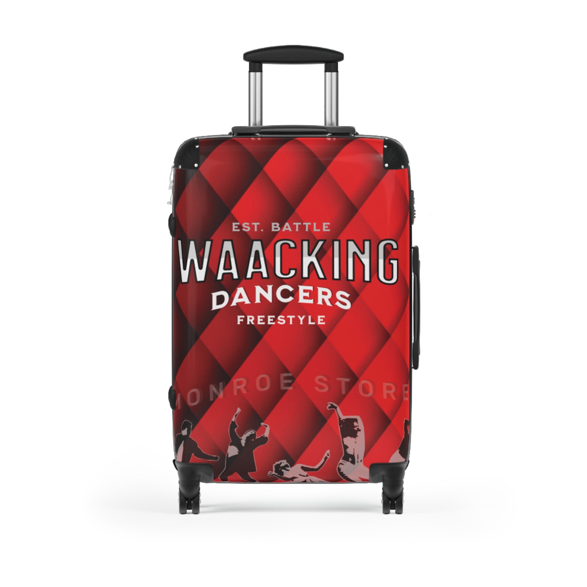 Waacking Red Suitcase Travel Dancers Carry-On — Dance-Themed Travel Bag