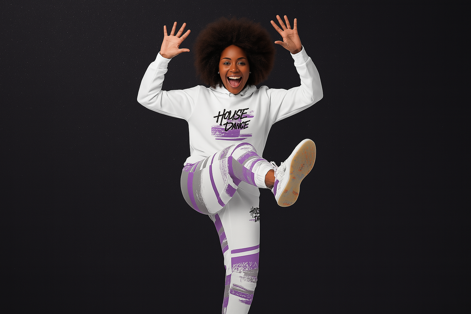 House Dance Joggers, Dancewear purple