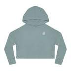 Waackers Night Disco Cropped Hoodie — Women’s Casual Cropped Hooded Sweatshirt