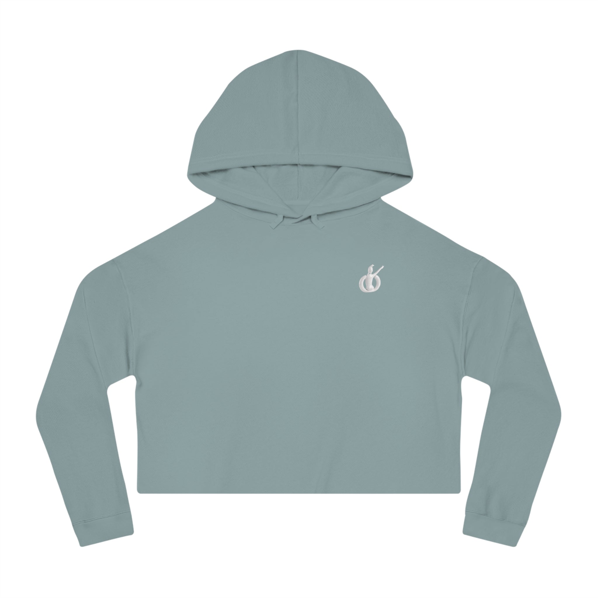 Waackers Night Disco Cropped Hoodie — Women’s Casual Cropped Hooded Sweatshirt