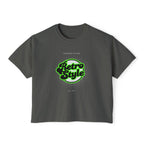 Retro Disco Women's Boxy Tee — Vintage Festival Graphic Top, Gift for Her