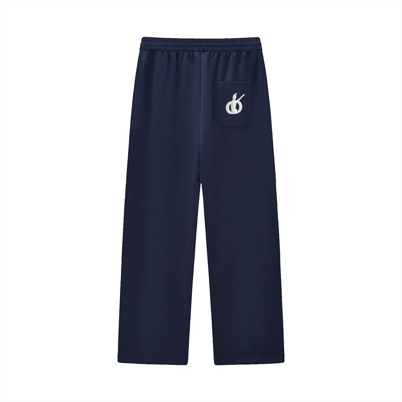 Curved Stripe Straight Sweatpants