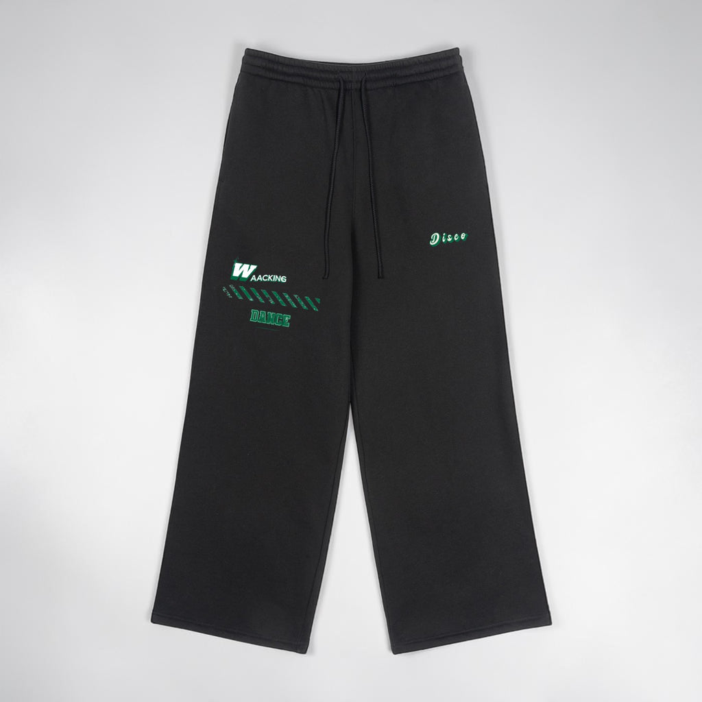 Fleece Drawstring Straight-Leg Sweatpants