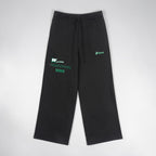 Fleece Drawstring Straight-Leg Sweatpants