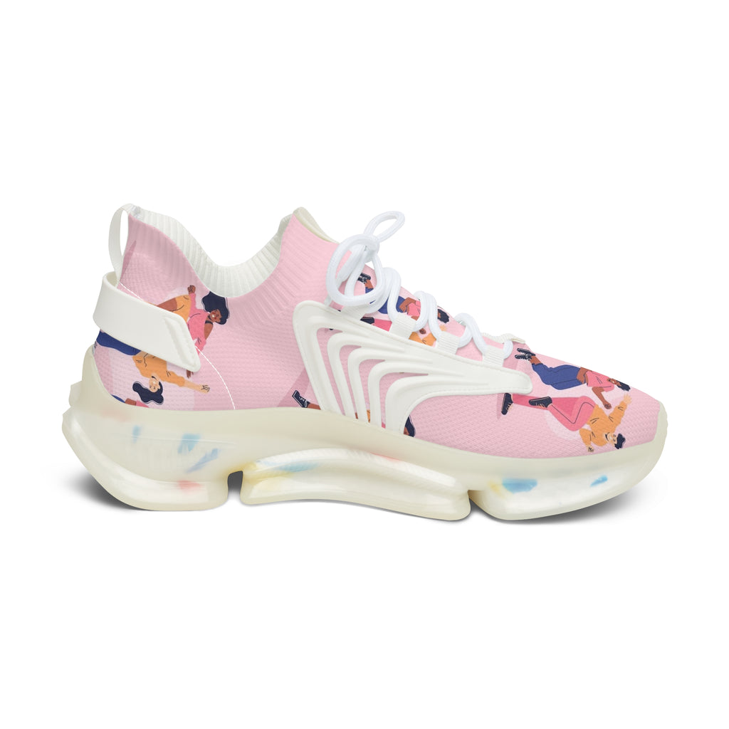 Women's Sneakers - Fun and Colorful Dance Design for Active Lifestyle