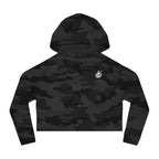 Waackers Night Disco Cropped Hoodie — Women’s Casual Cropped Hooded Sweatshirt