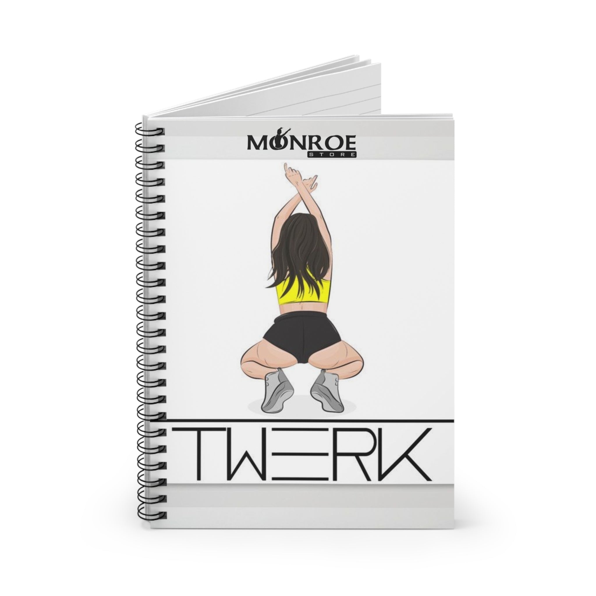 Twerk Spiral Notebook - Ruled Lines for Dance Lovers