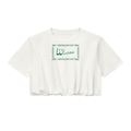 Women’s Crop Bubble Hem T-Shirt