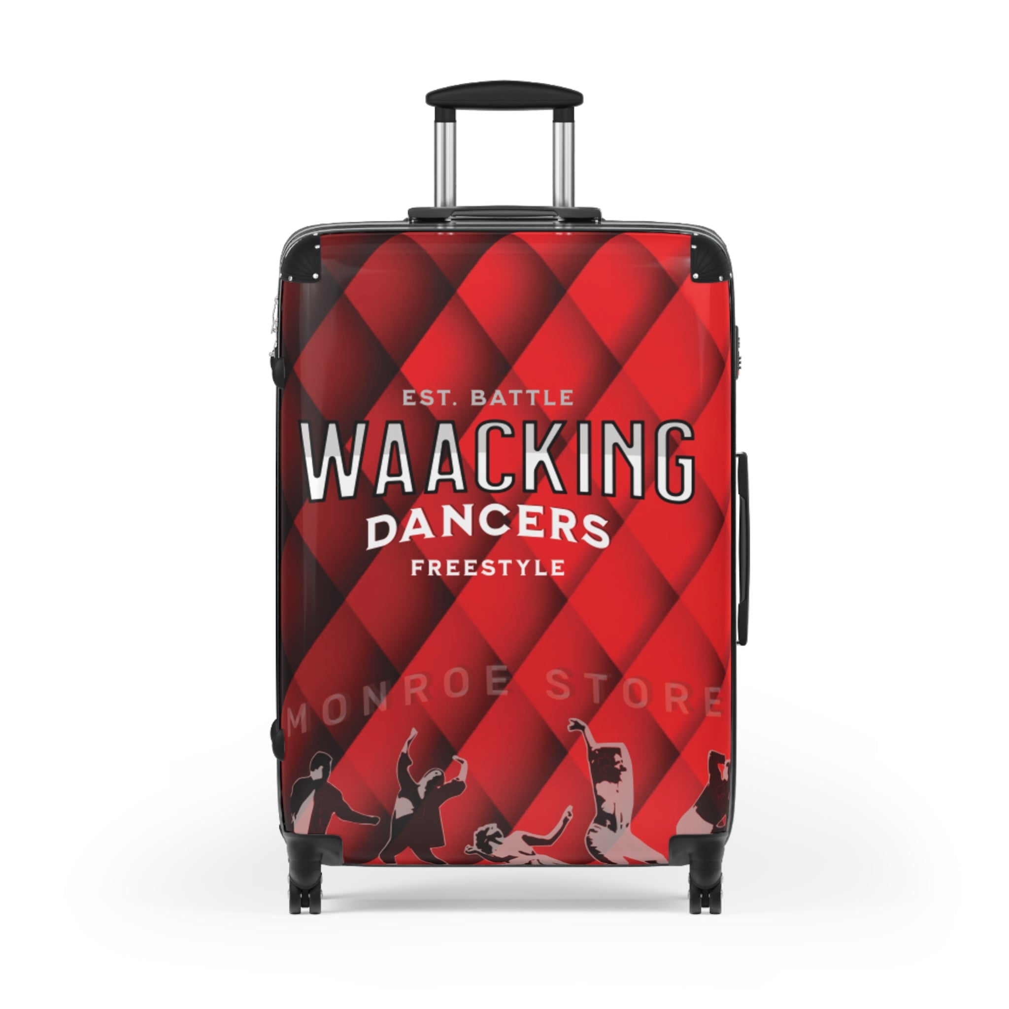 Waacking Red Suitcase Travel Dancers Carry-On — Dance-Themed Travel Bag