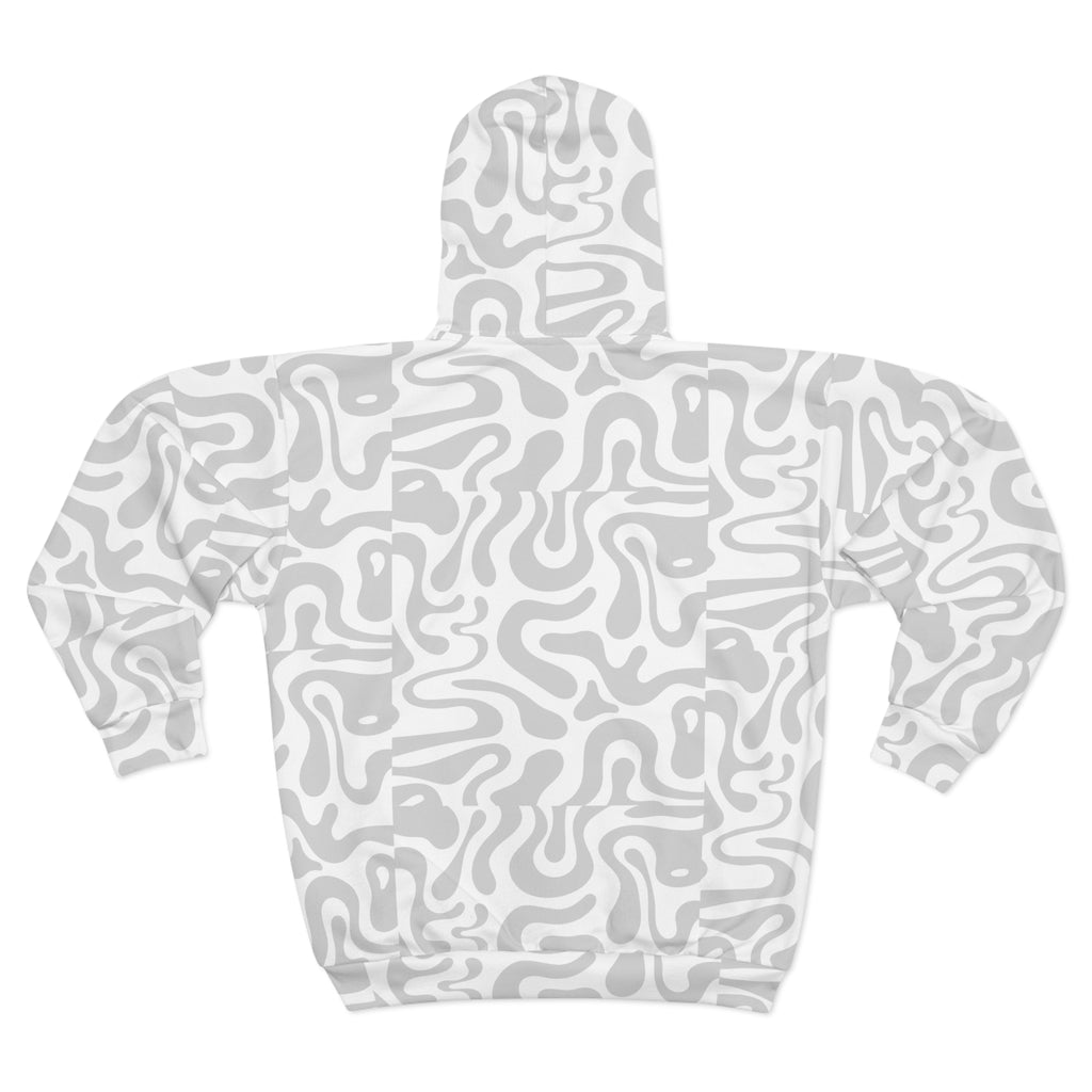 Bold Statement Zip Hoodie — Casual Street-Style Comfort, Personalized Gift for Fall