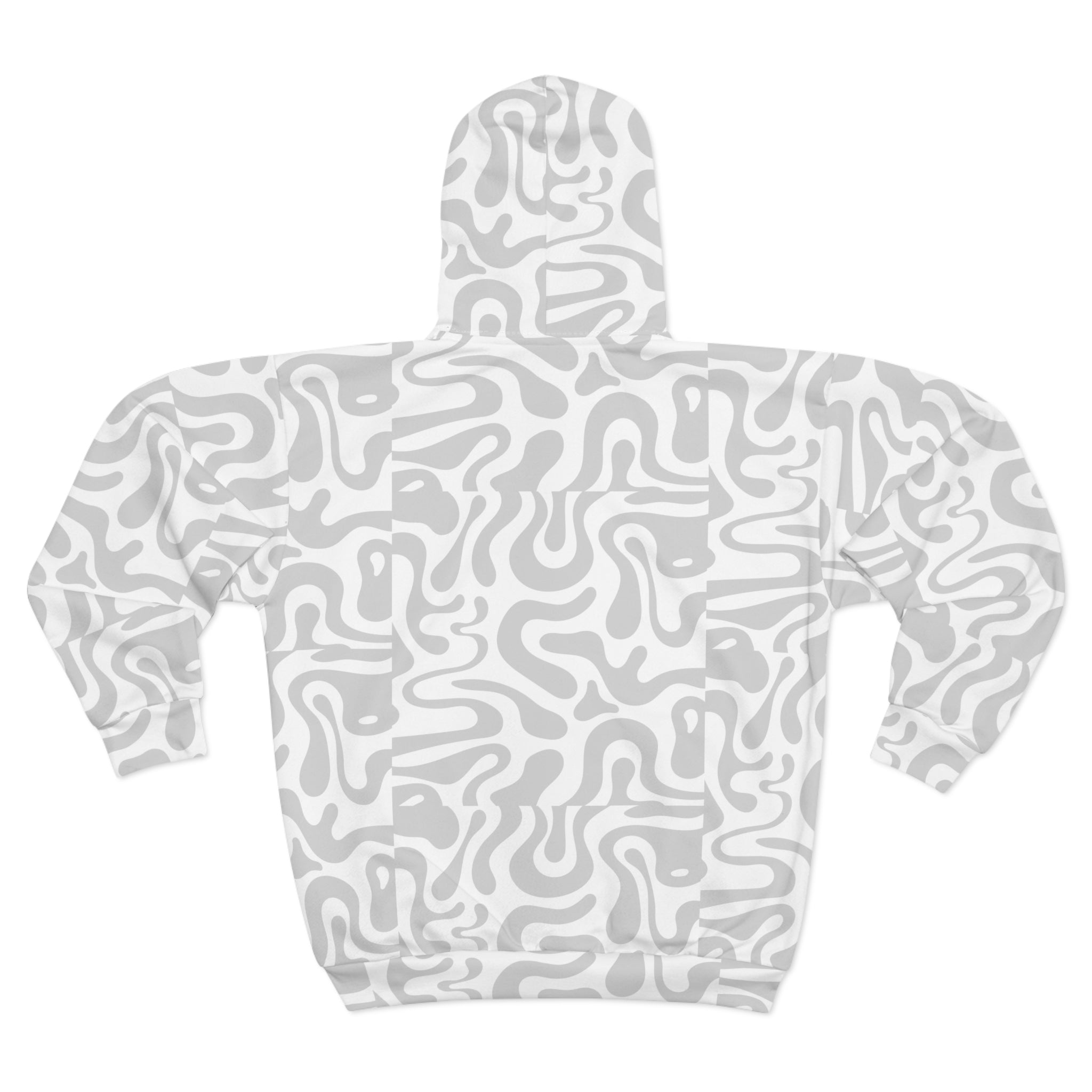 Bold Statement Zip Hoodie — Casual Street-Style Comfort, Personalized Gift for Fall