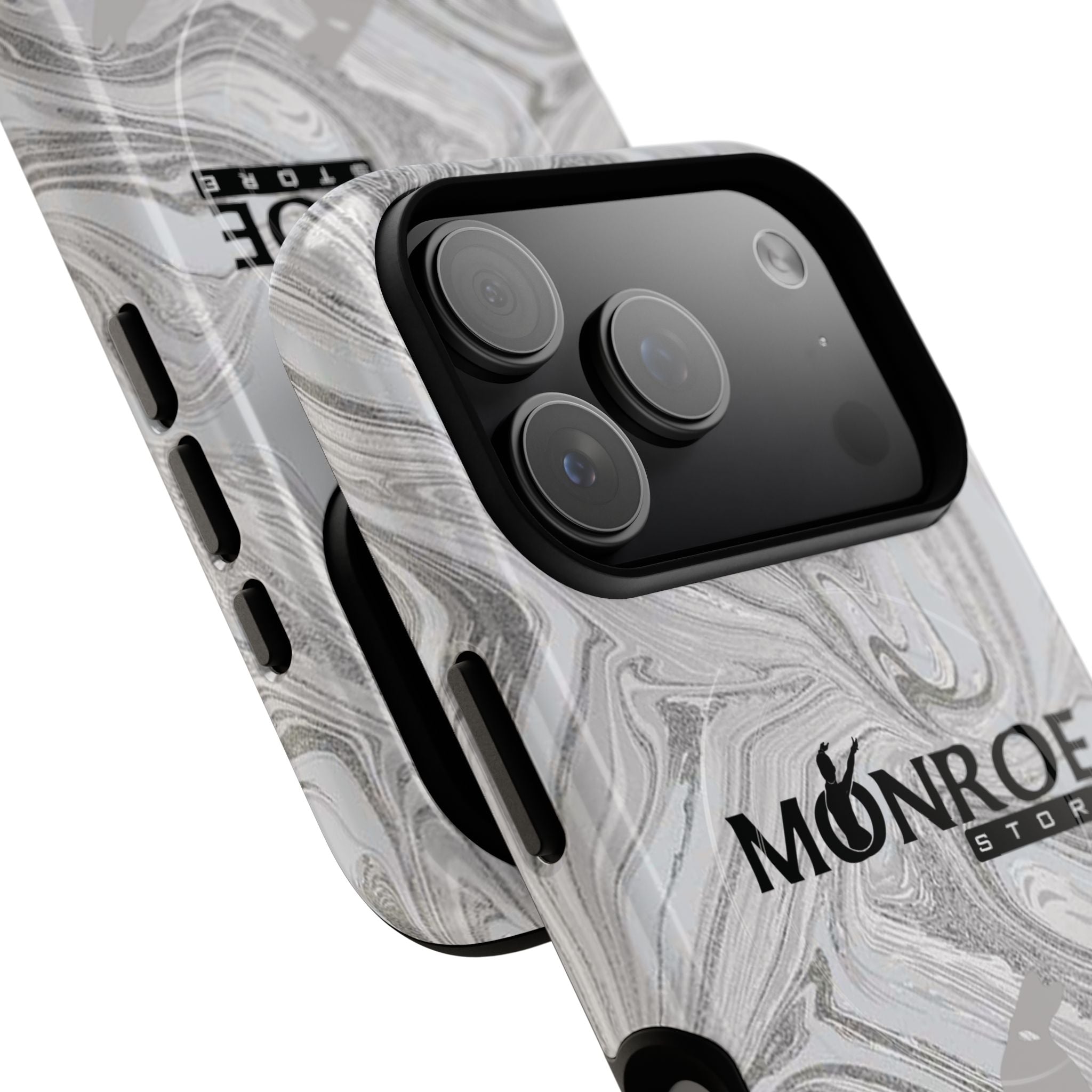 Stylish Tough Magnetic Phone Case - Marble Design monroe store logo