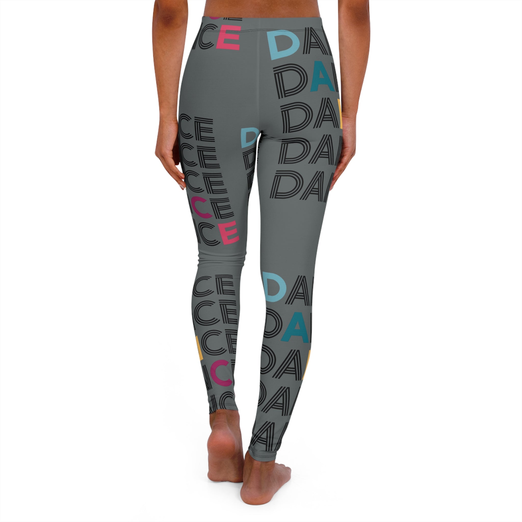 Dance Activewear Women's Spandex Leggings — Workout & Casual AOP