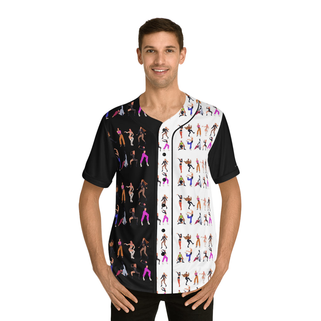 Trendy Men's Baseball Jersey HIP HOP dancers