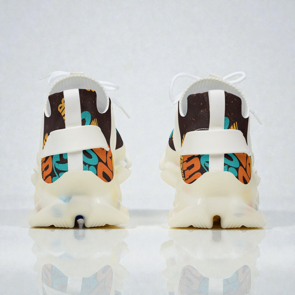 Zapatillas Deportivas con Estampado Gráfico Vibrante