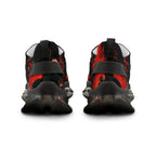 Colorful Men's Mesh Sneakers — Bold Dance Graphic