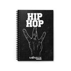 Hip Hop black Spiral Notebook - Perfect for Creatives
