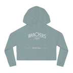 Waackers Night Disco Cropped Hoodie — Women’s Casual Cropped Hooded Sweatshirt