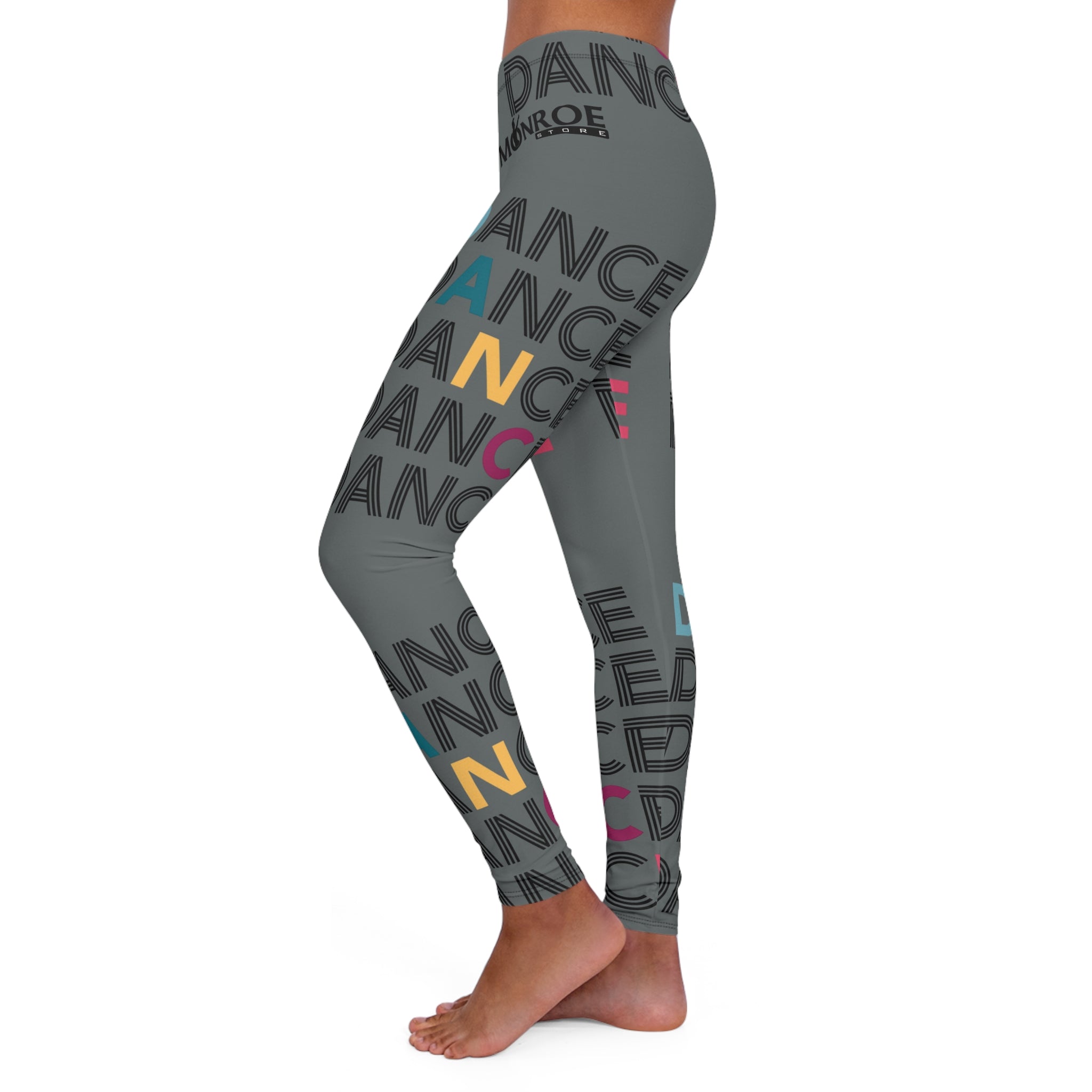 Dance Activewear Women's Spandex Leggings — Workout & Casual AOP