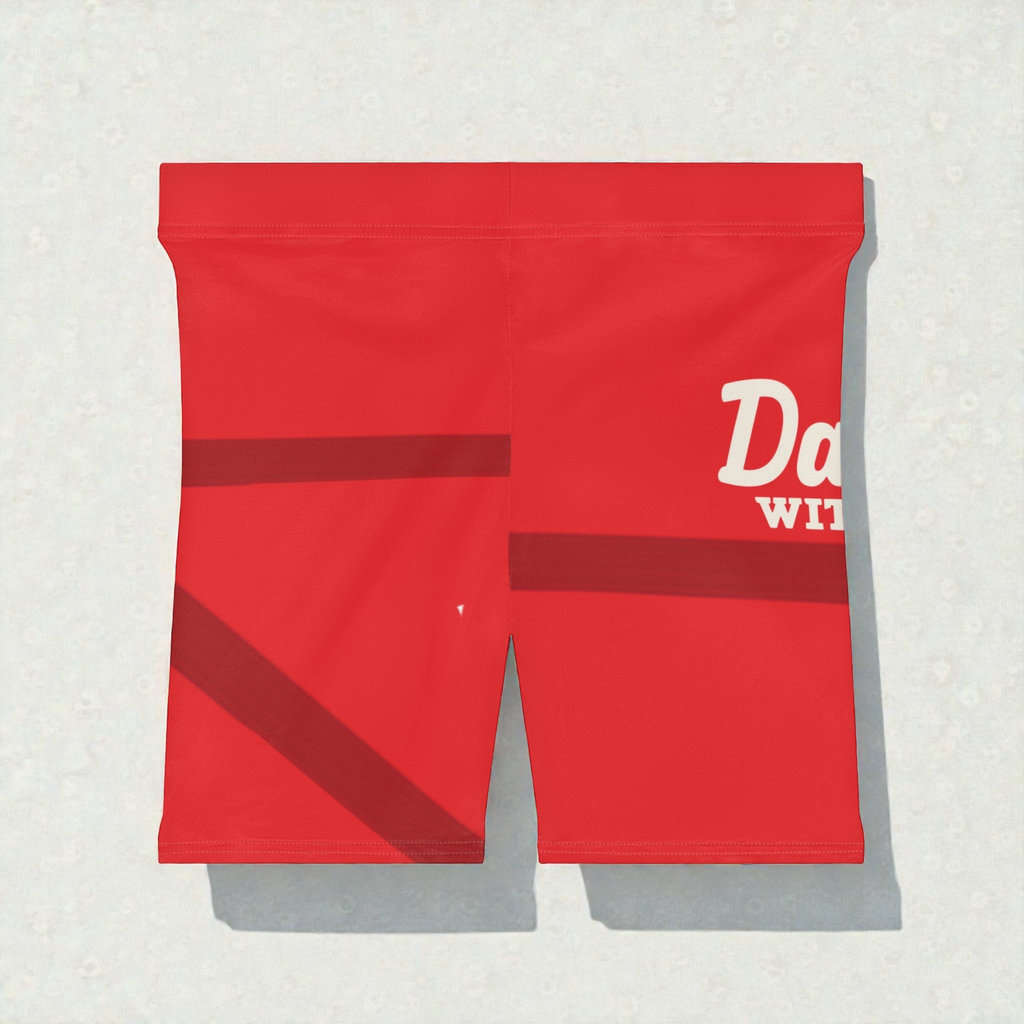 Dance Graphic Women's Biker Shorts — Trendy All-Over Print