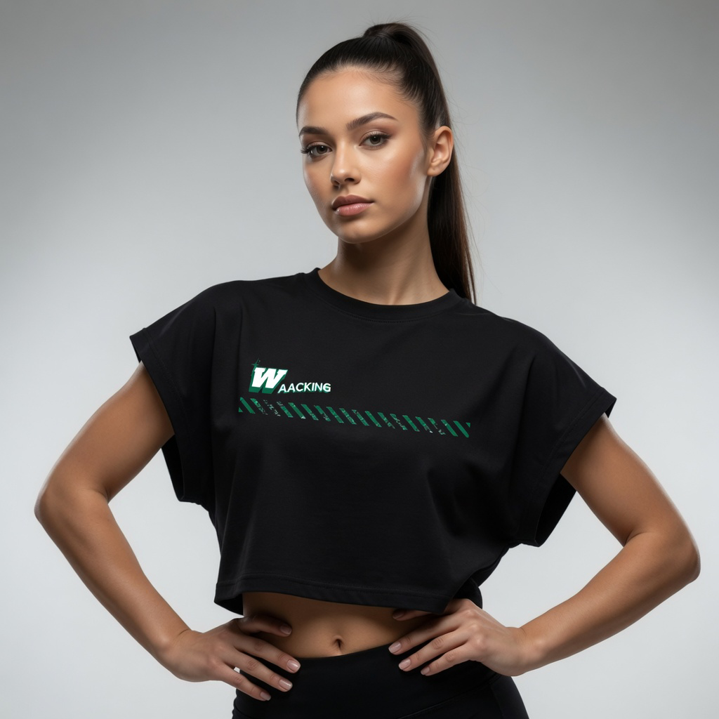 Women's Cropped Dolman T-Shirt