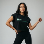 Women's Cropped Dolman T-Shirt