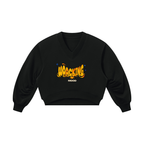 Women’s Crop V-Neck Sweatshirt