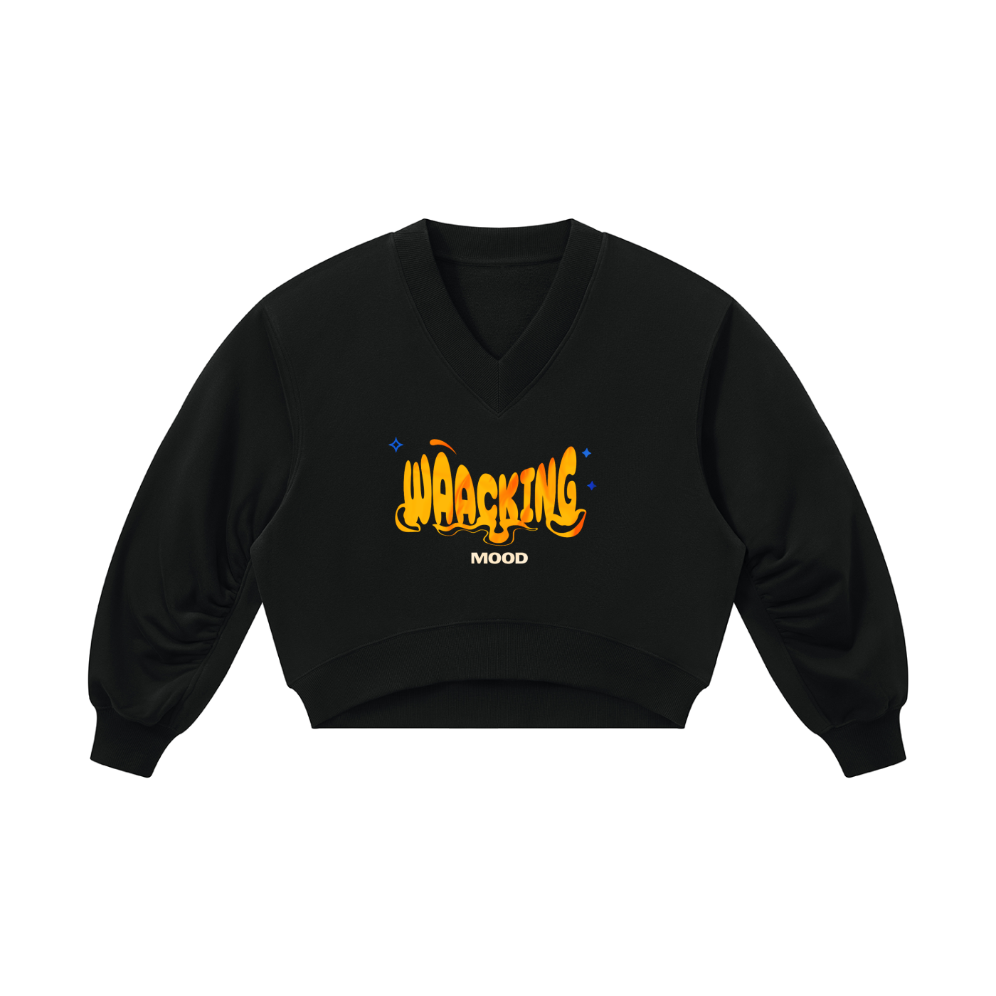 Women’s Crop V-Neck Sweatshirt