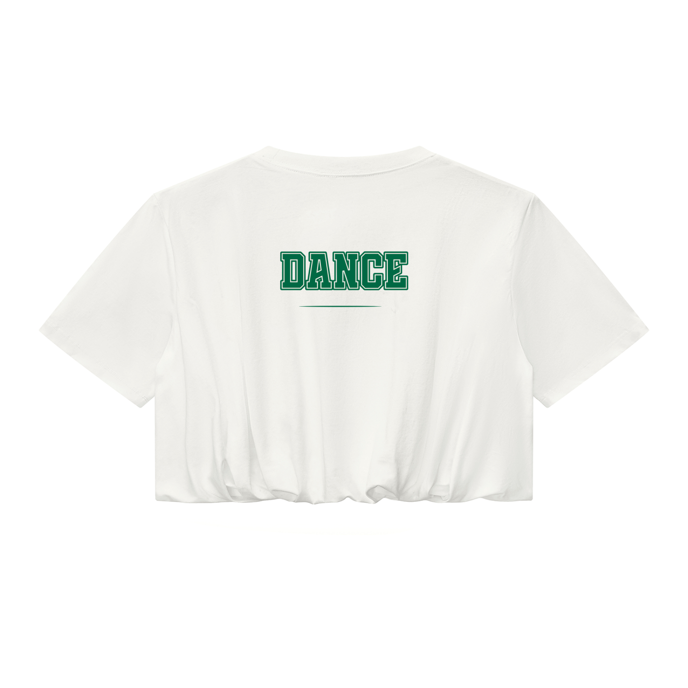 Women’s Crop Bubble Hem T-Shirt