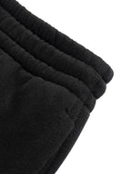 Fleece Drawstring Straight-Leg Sweatpants