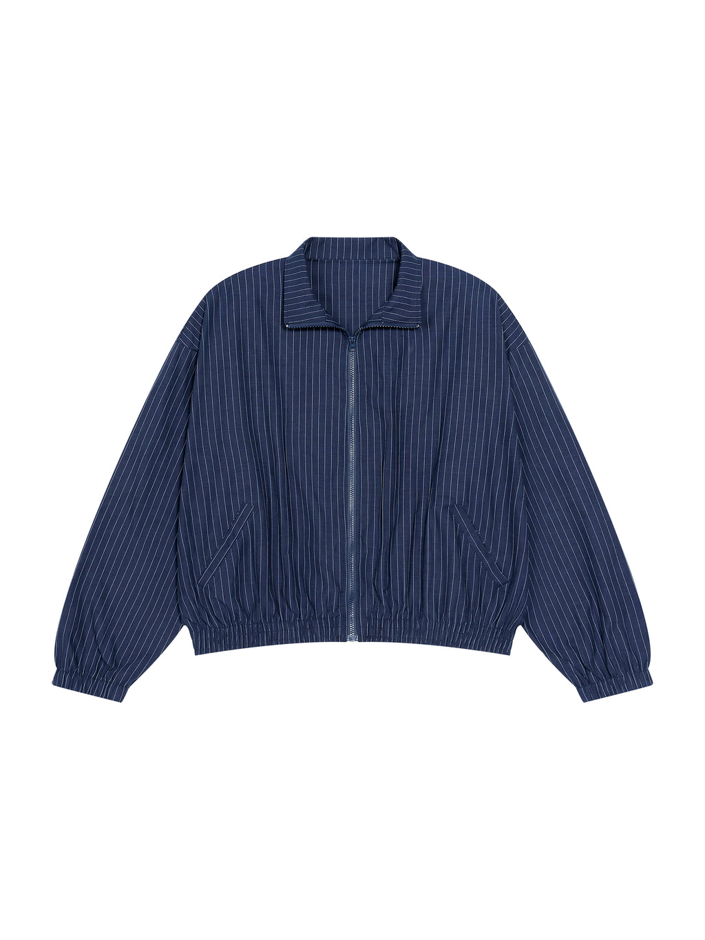 Unisex Striped Full-Zip Track Jacket