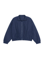 Unisex Striped Full-Zip Track Jacket