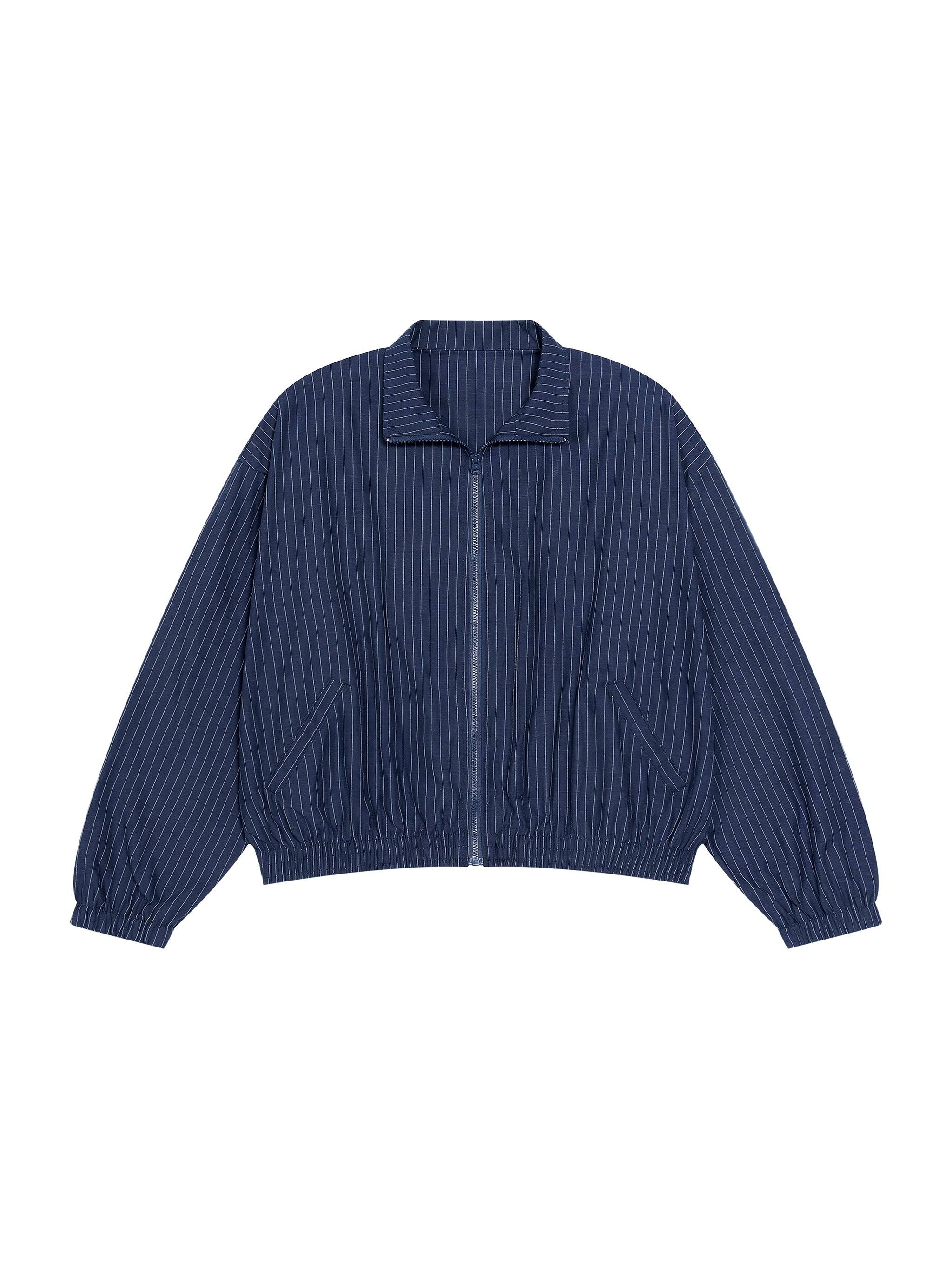 Unisex Striped Full-Zip Track Jacket