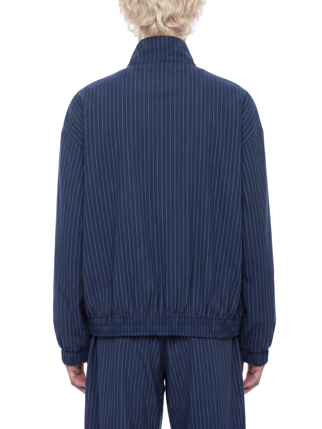 Unisex Striped Full-Zip Track Jacket