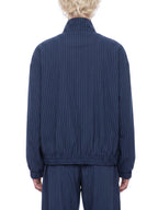 Unisex Striped Full-Zip Track Jacket