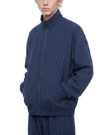 Unisex Striped Full-Zip Track Jacket