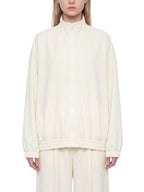 Unisex Striped Full-Zip Track Jacket